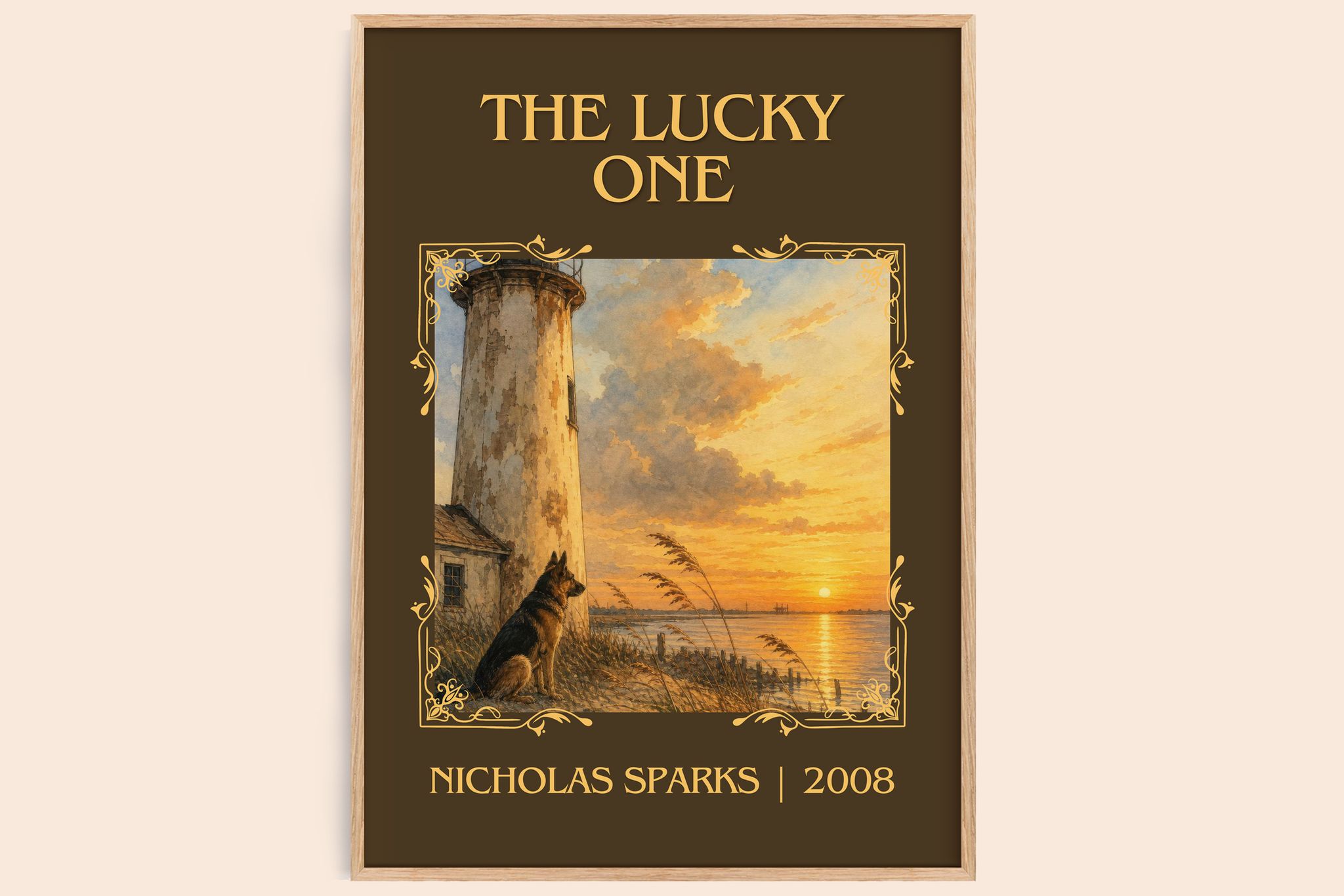 The Lucky One Classic Book Art Print by Nicholas Sparks