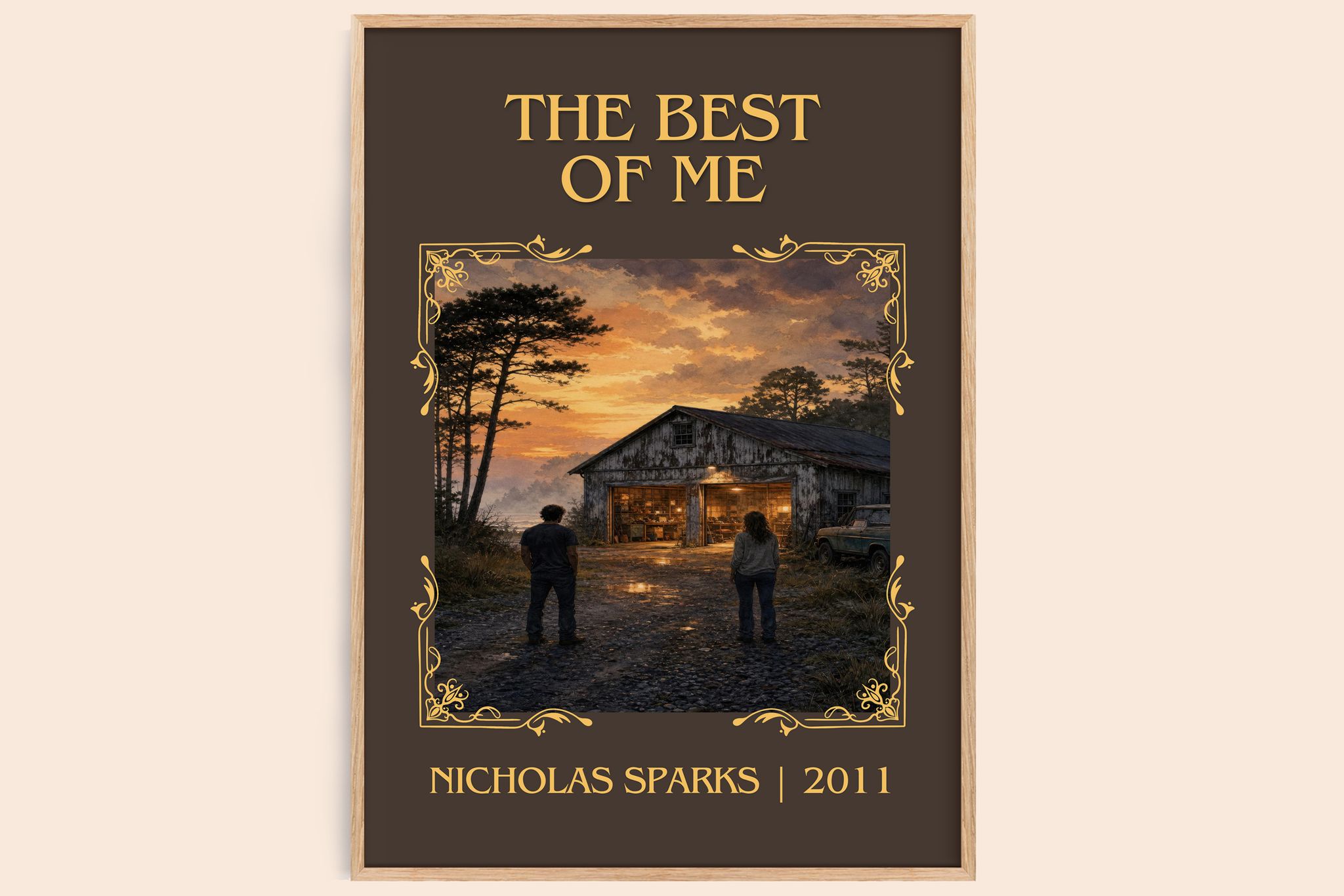 The Best Of Me Classic Book Art Print by Nicholas Sparks