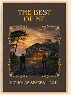 The Best Of Me Classic Book Art Print by Nicholas Sparks – book poster