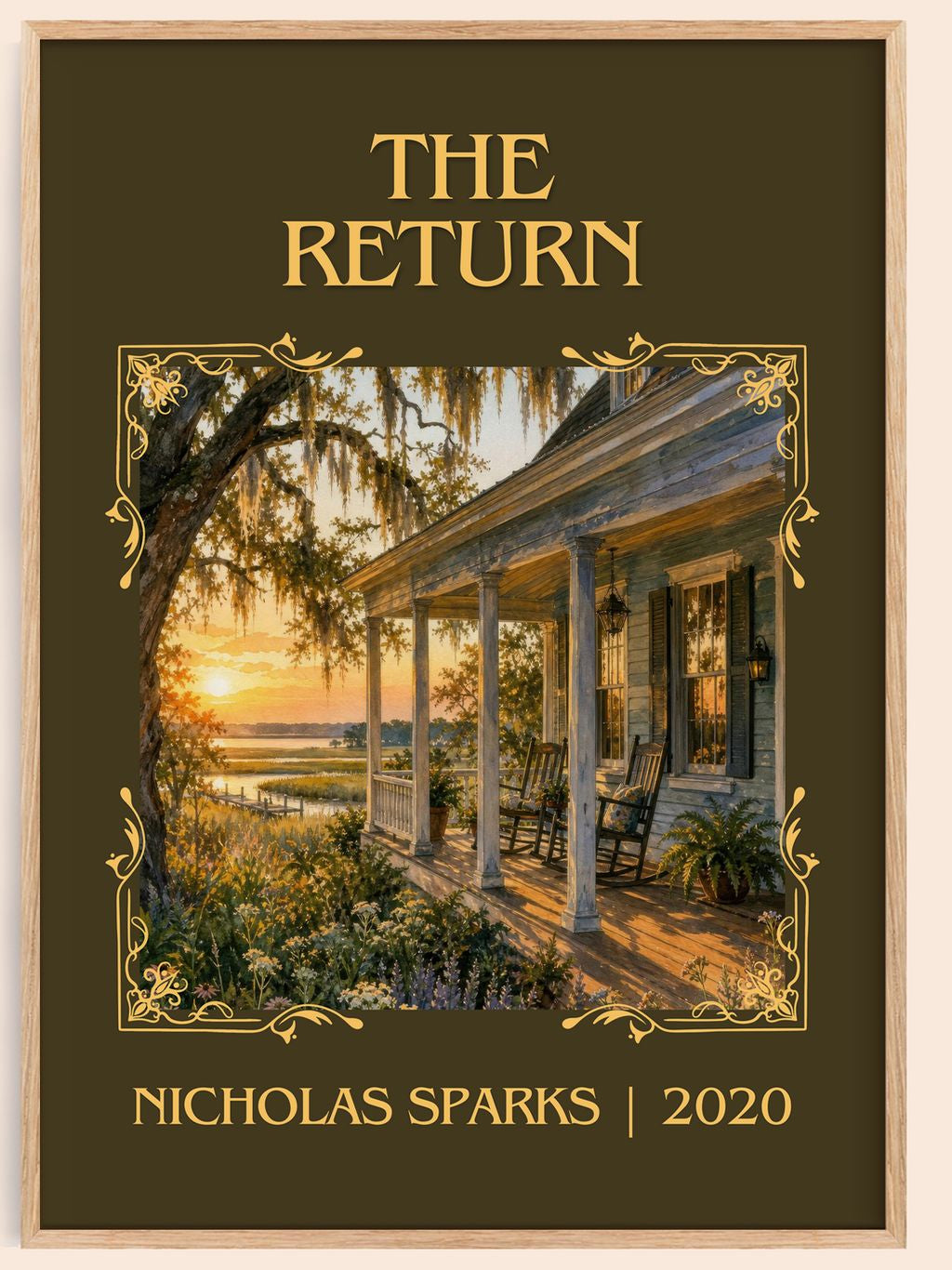 The Return Classic Book Art Print by Nicholas Sparks – book poster