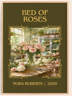Bed Of Roses Classic Book Art Print by Nora Roberts – book poster