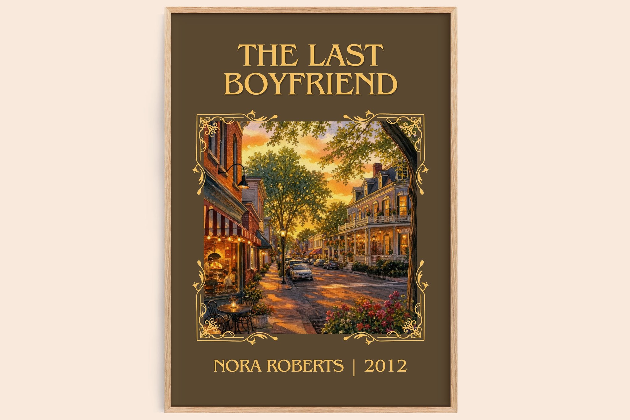The Last Boyfriend Classic Book Art Print by Nora Roberts