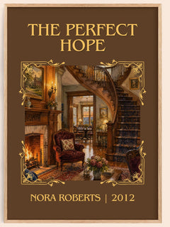 The Perfect Hope Classic Book Art Print by Nora Roberts – book poster