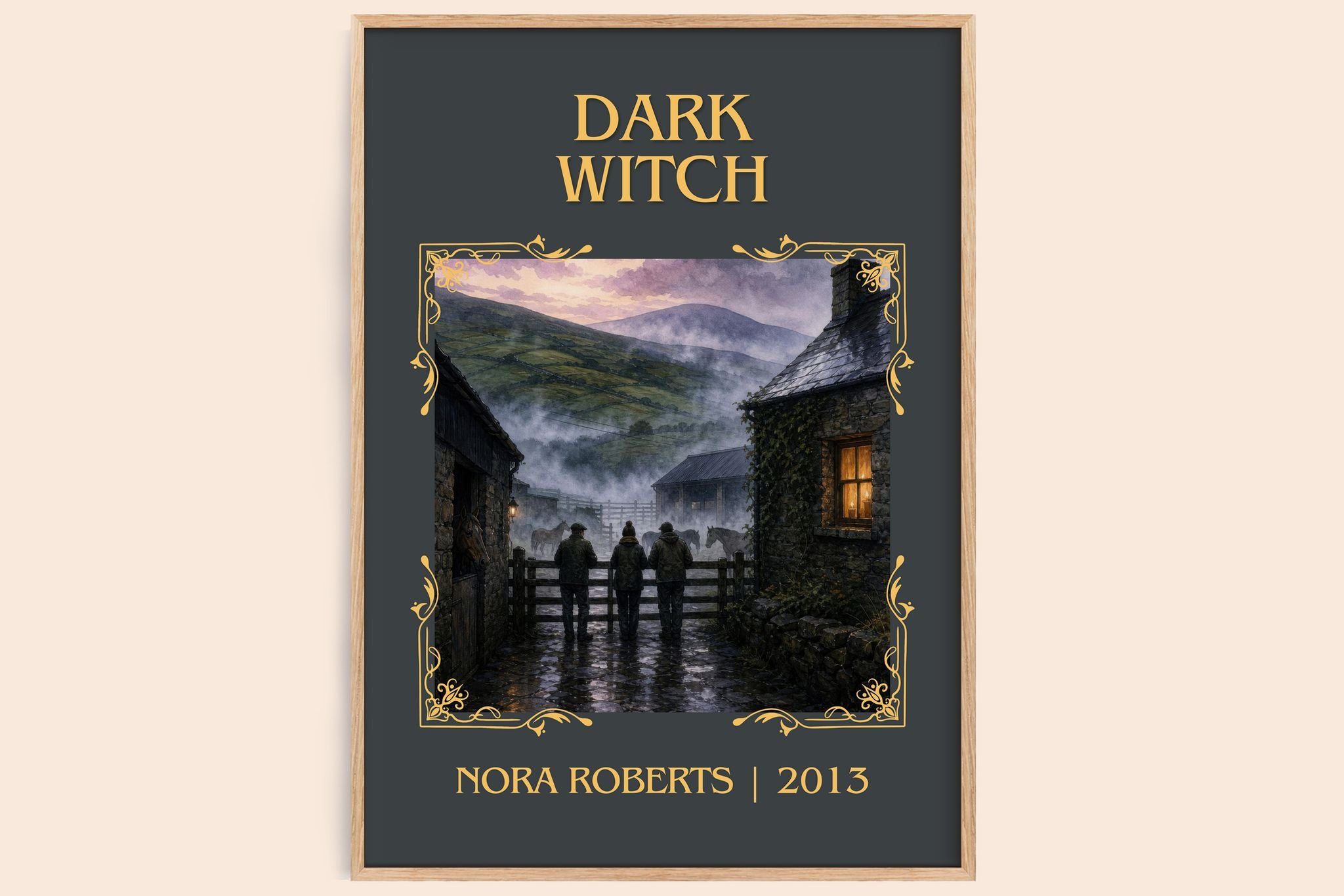 Dark Witch Classic Book Art Print by Nora Roberts