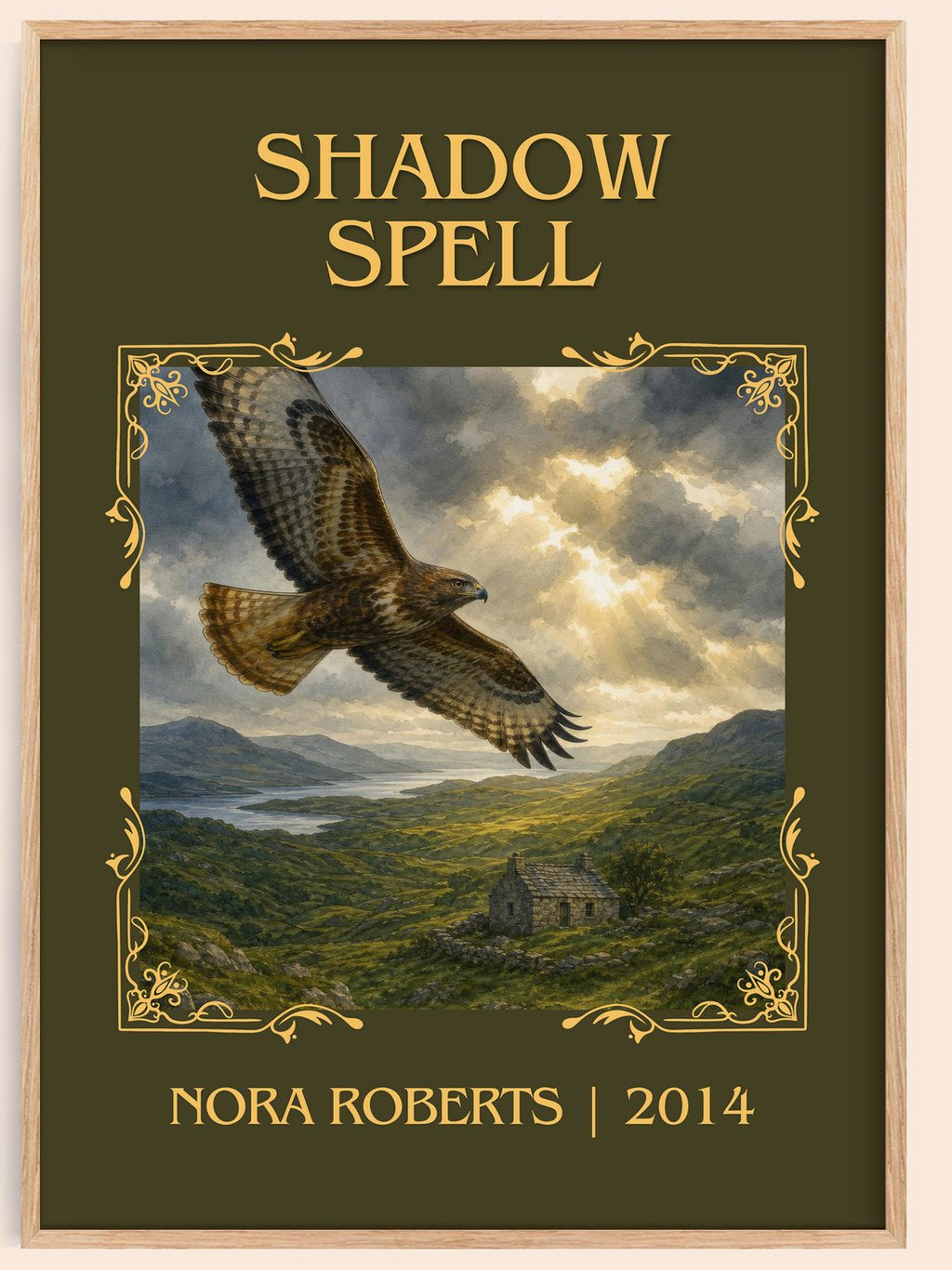 Shadow Spell Classic Book Art Print by Nora Roberts – book poster