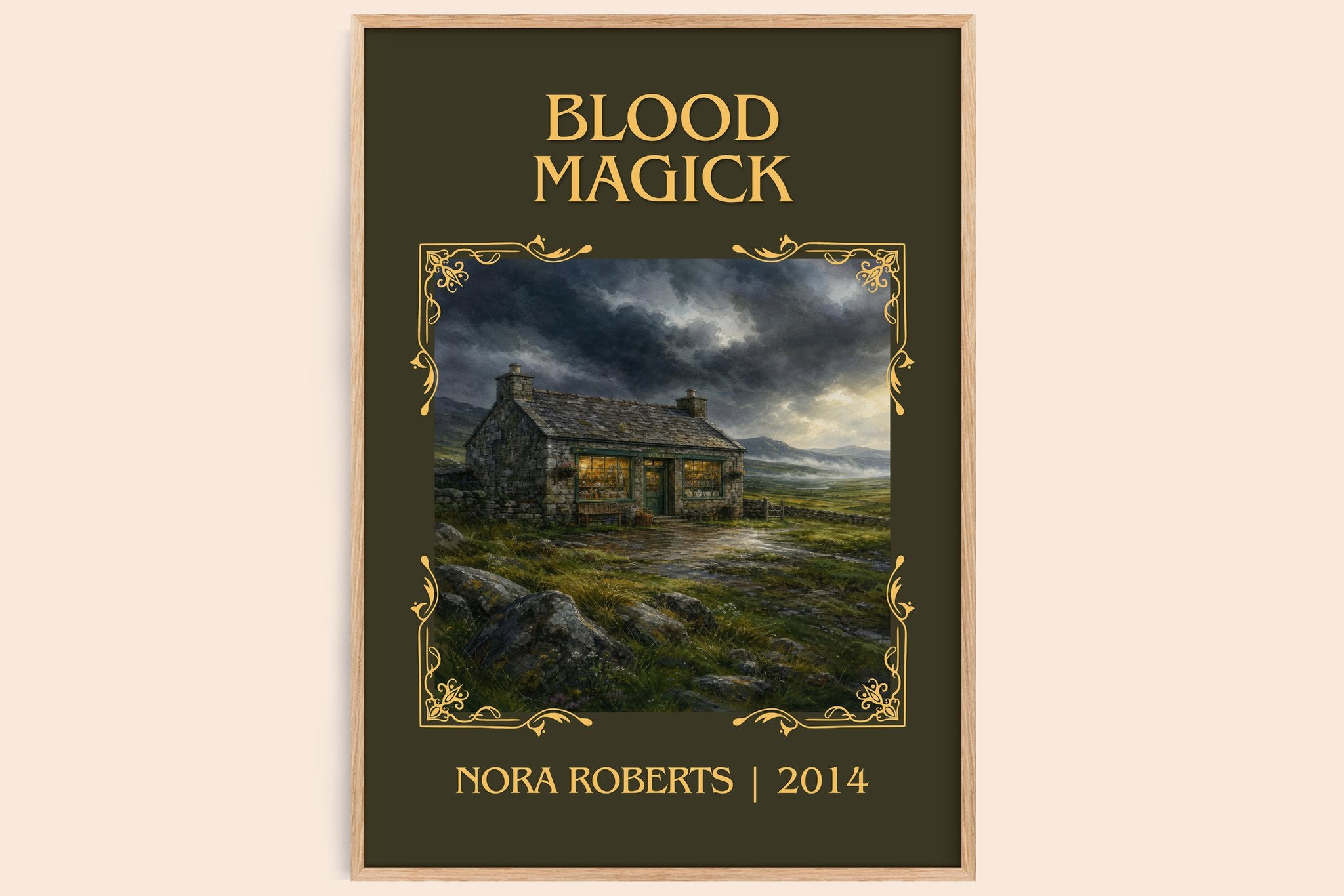 Blood Magick Classic Book Art Print by Nora Roberts