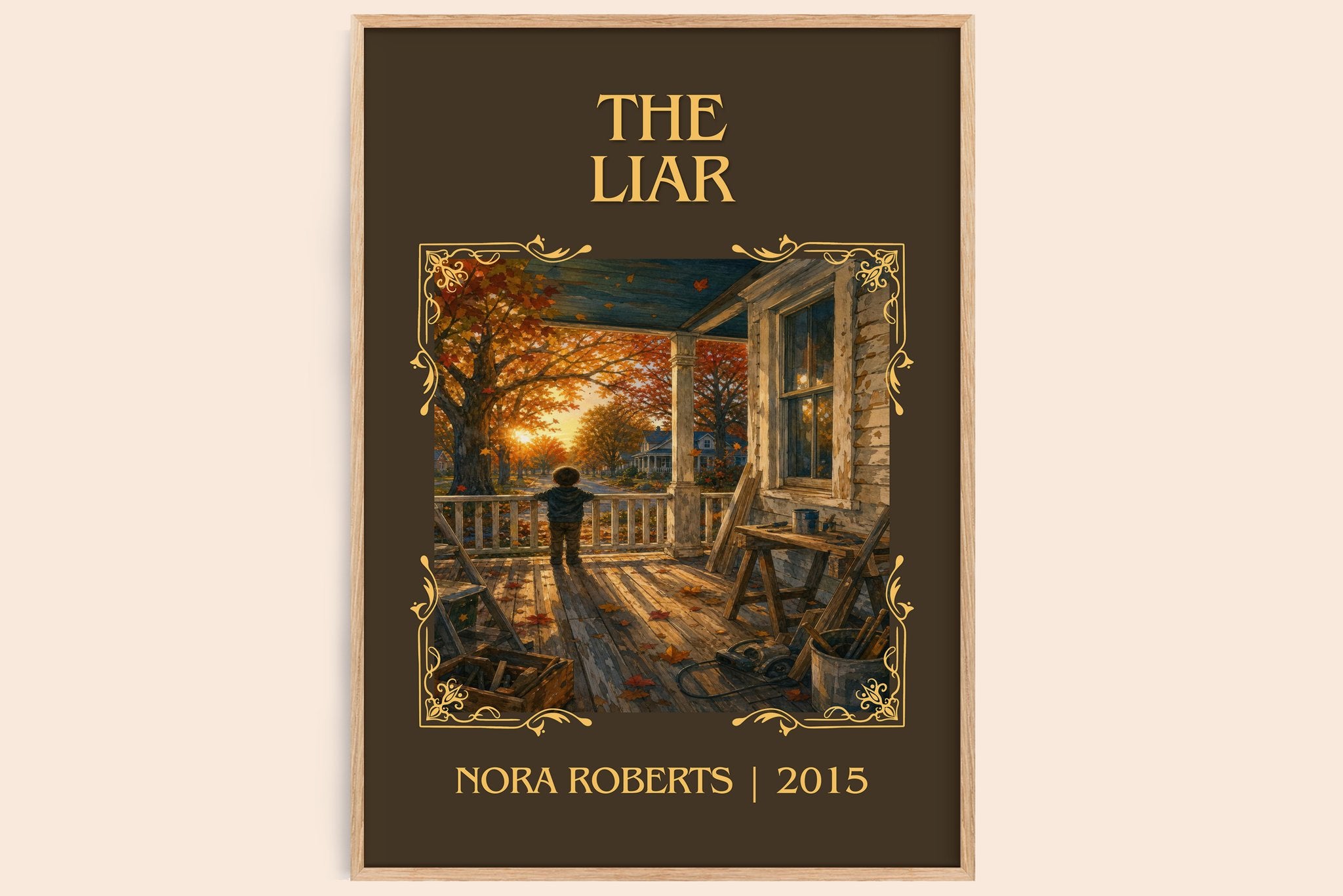 The Liar Classic Book Art Print by Nora Roberts