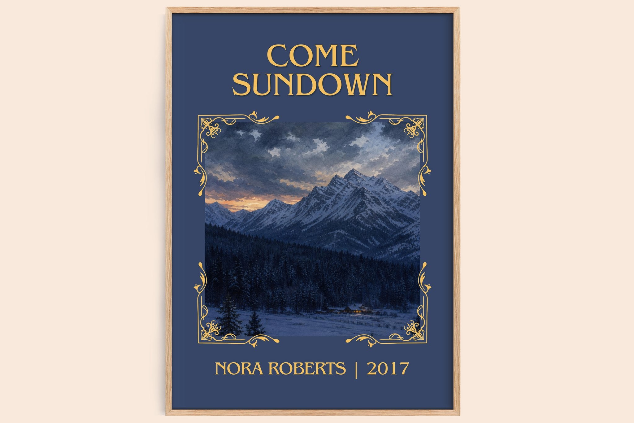 Come Sundown Classic Book Art Print by Nora Roberts