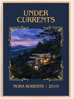 Under Currents Classic Book Art Print by Nora Roberts – book poster