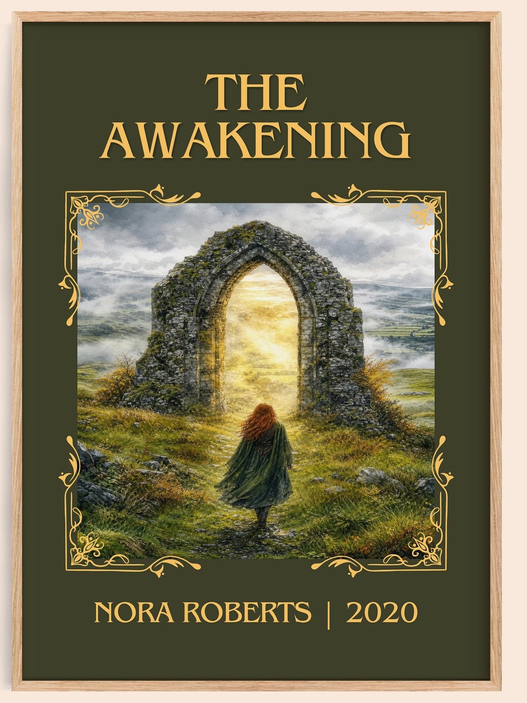 The Awakening Classic Book Art Print by Nora Roberts – book poster