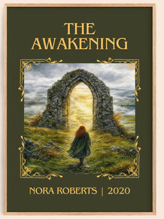 The Awakening Classic Book Art Print by Nora Roberts – book poster
