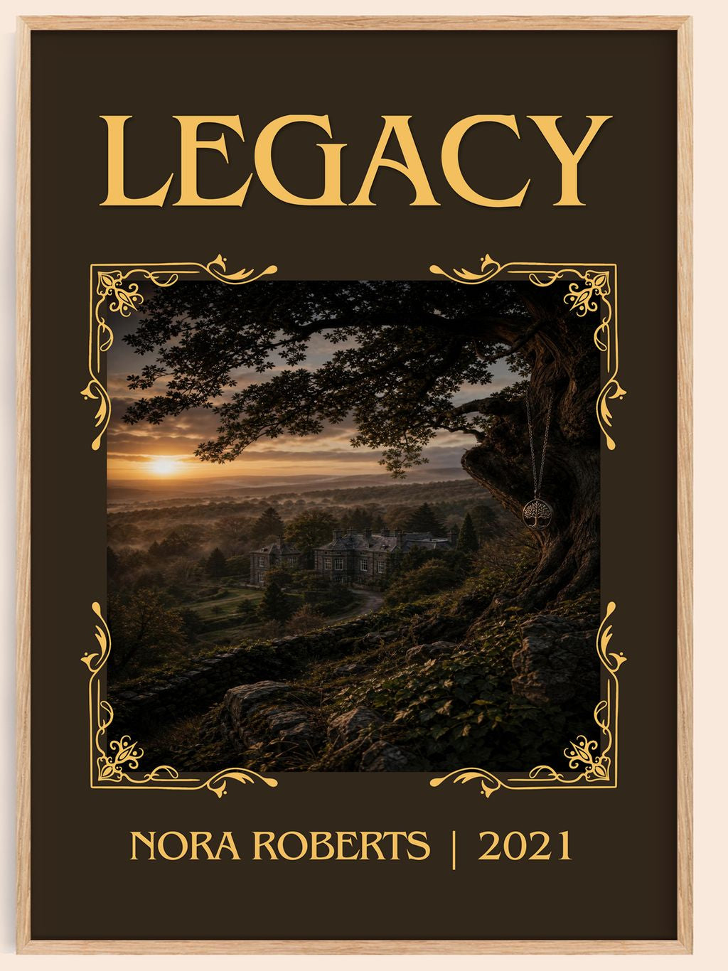 Legacy Classic Book Art Print by Nora Roberts – book poster