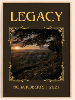 Legacy Classic Book Art Print by Nora Roberts – book poster