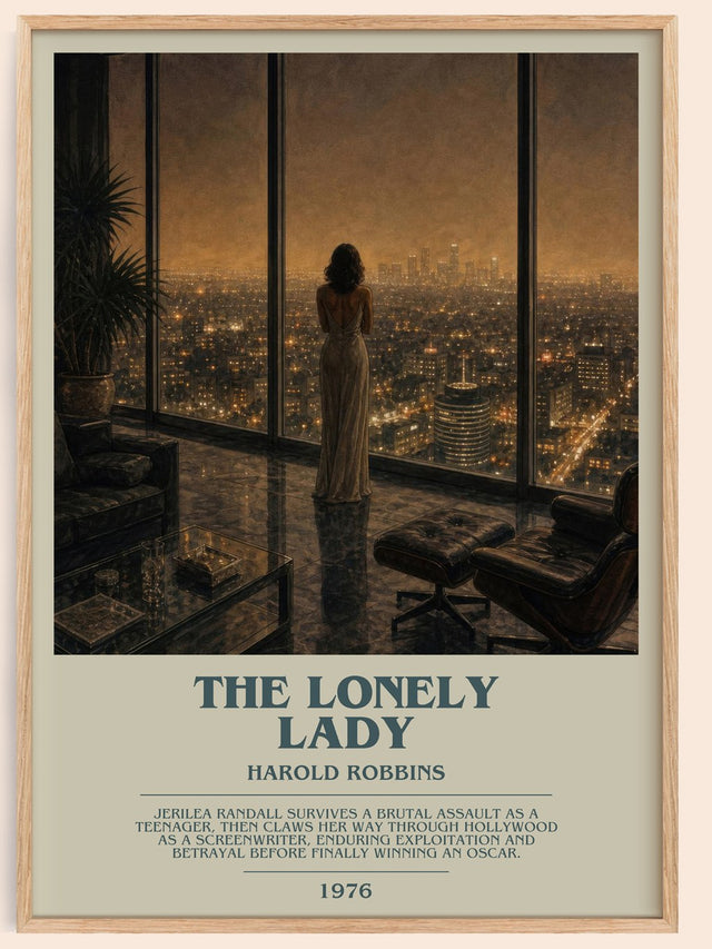 The Lonely Lady Bookish Wall Art by Harold Robbins