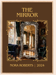 The Mirror Classic Book Art Print by Nora Roberts – book poster
