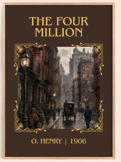 The Four Million Classic Book Art Print by O. Henry – book poster