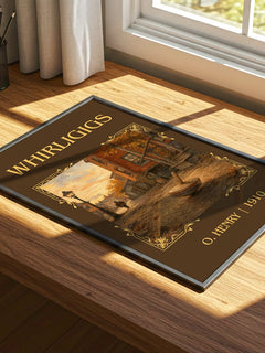 Whirligigs Classic Book Art Print by O. Henry – print on a sunlit desk