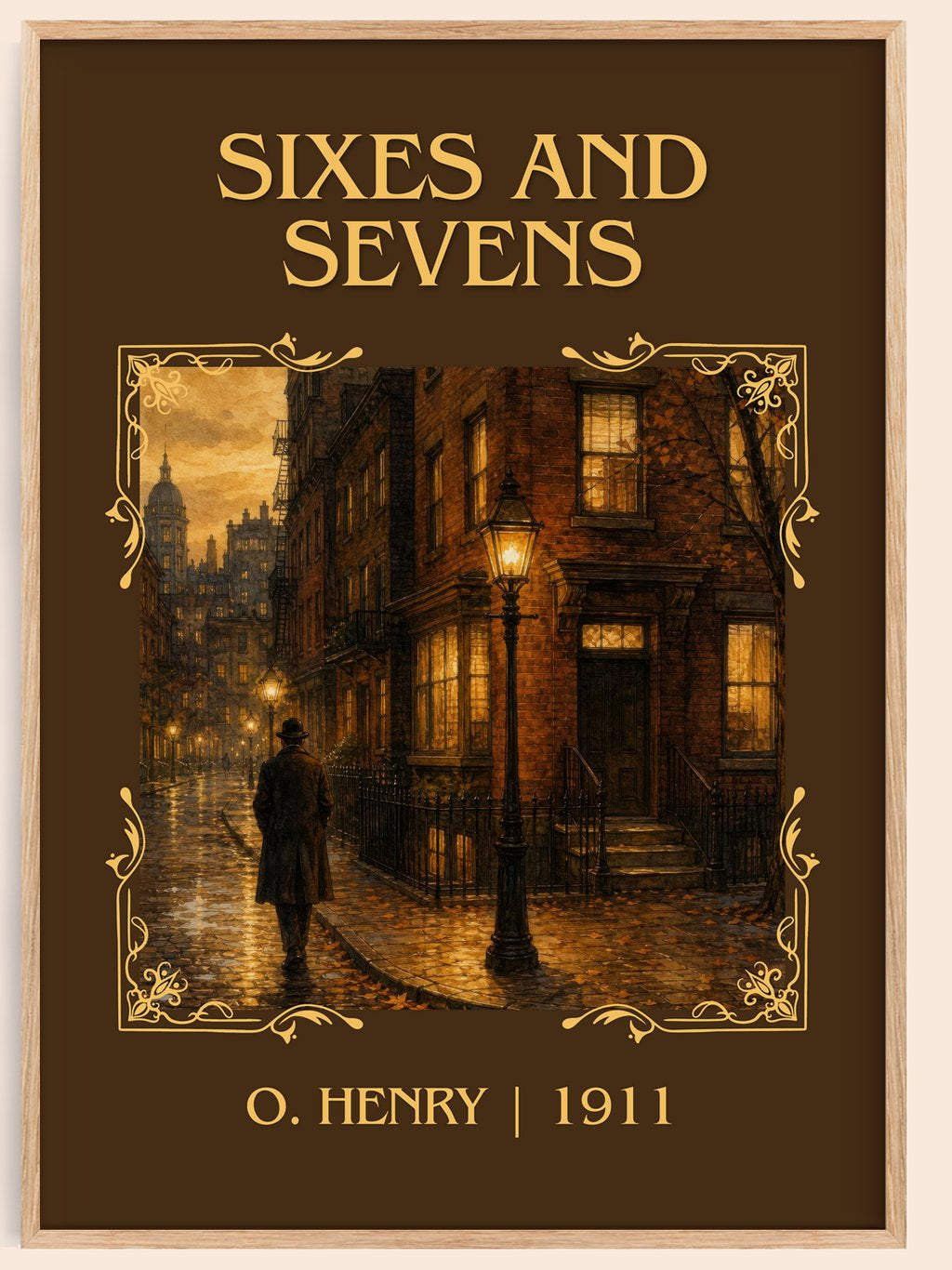 Sixes And Sevens Classic Book Art Print by O. Henry – book poster