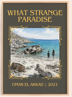 What Strange Paradise Classic Book Art Print by Omar El Akkad – book poster