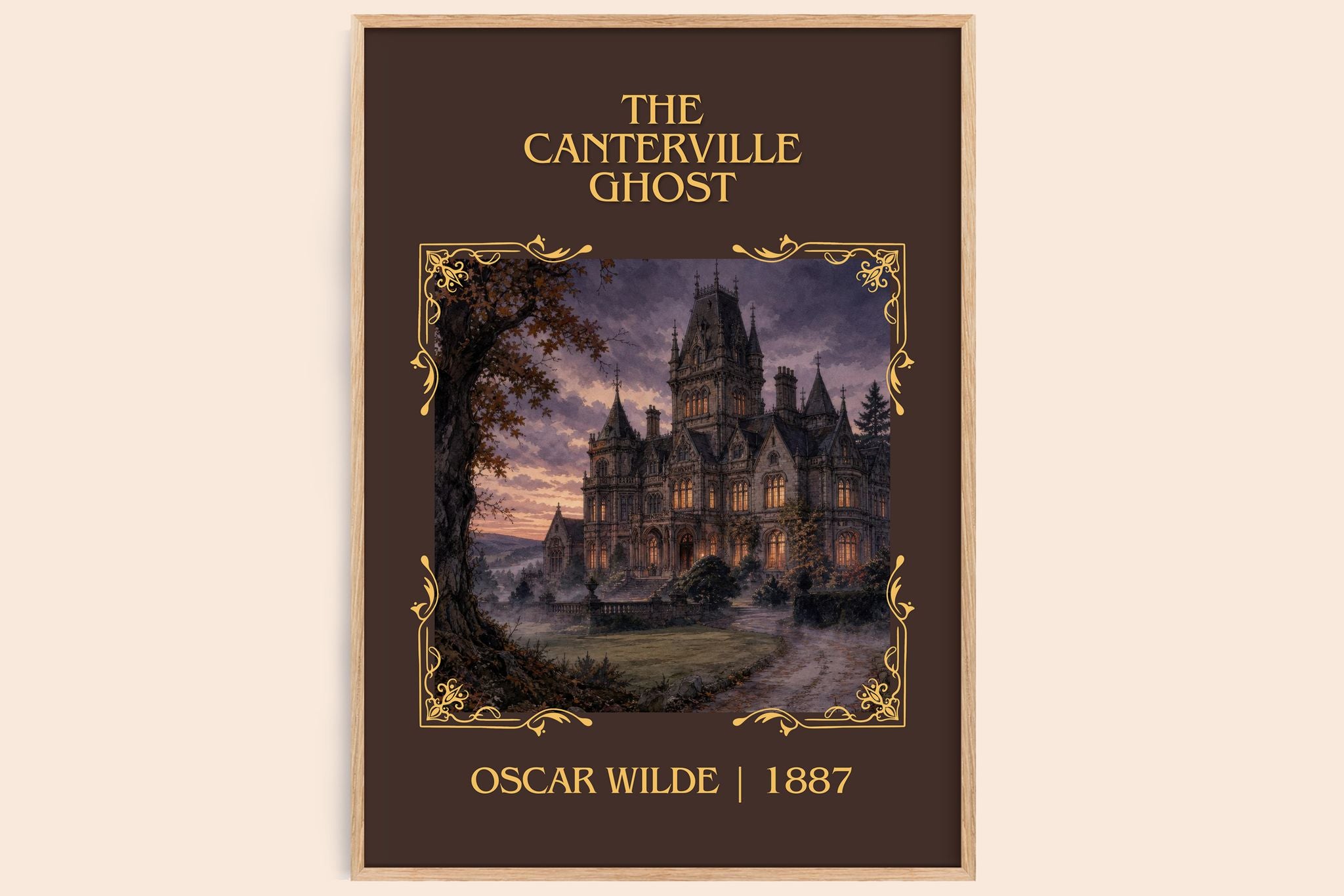 The Canterville Ghost Classic Book Art Print by Oscar Wilde