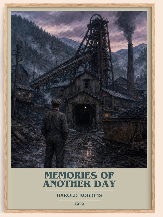 Memories Of Another Day Book Cover Poster by Harold Robbins