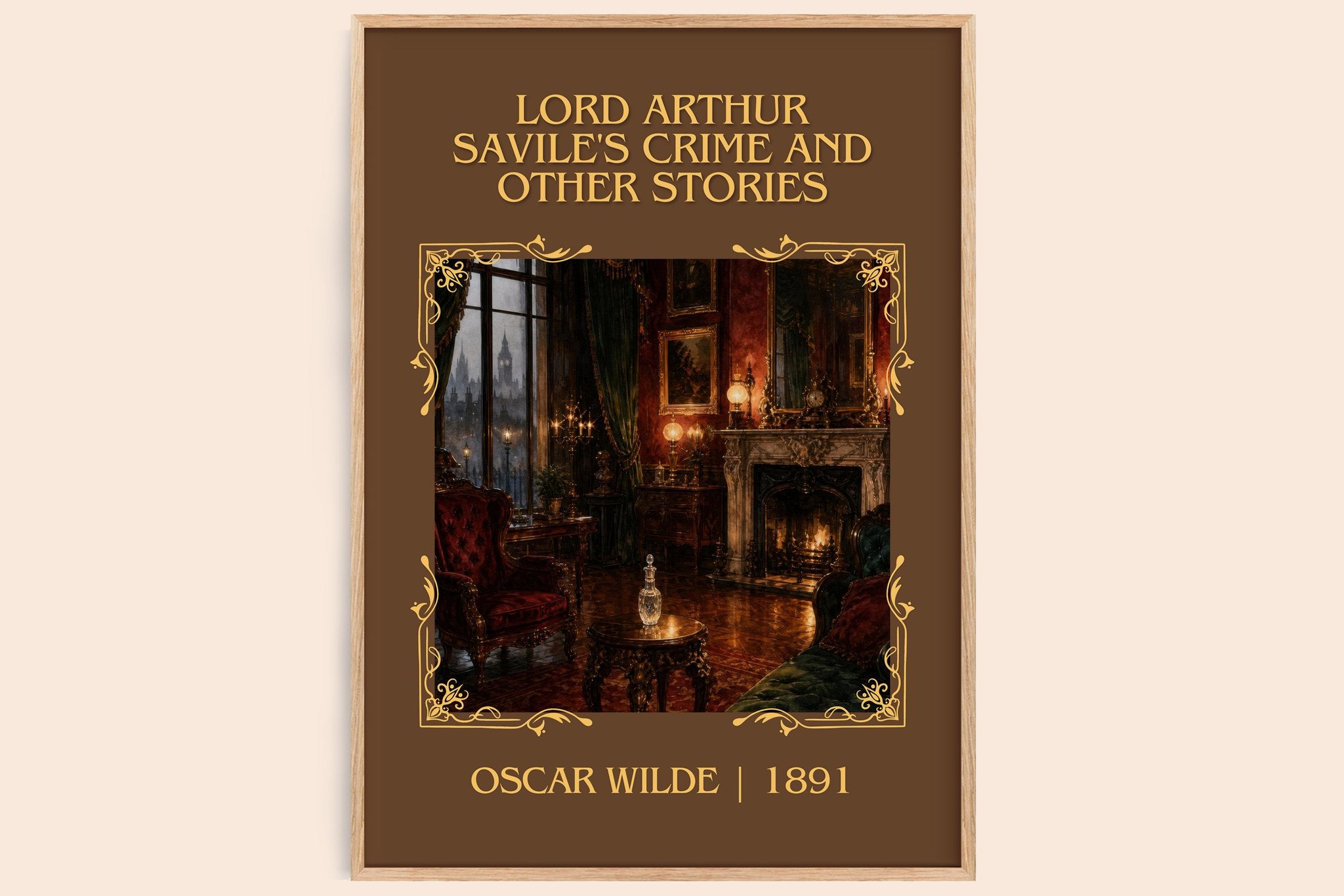 Lord Arthur Savile's Crime And Other Stories Classic Book Art Print by Oscar Wilde