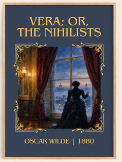 Vera; Or, The Nihilists Classic Book Art Print by Oscar Wilde – book poster