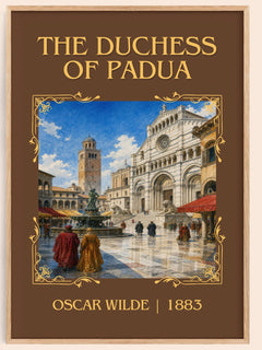 The Duchess Of Padua Classic Book Art Print by Oscar Wilde – book poster