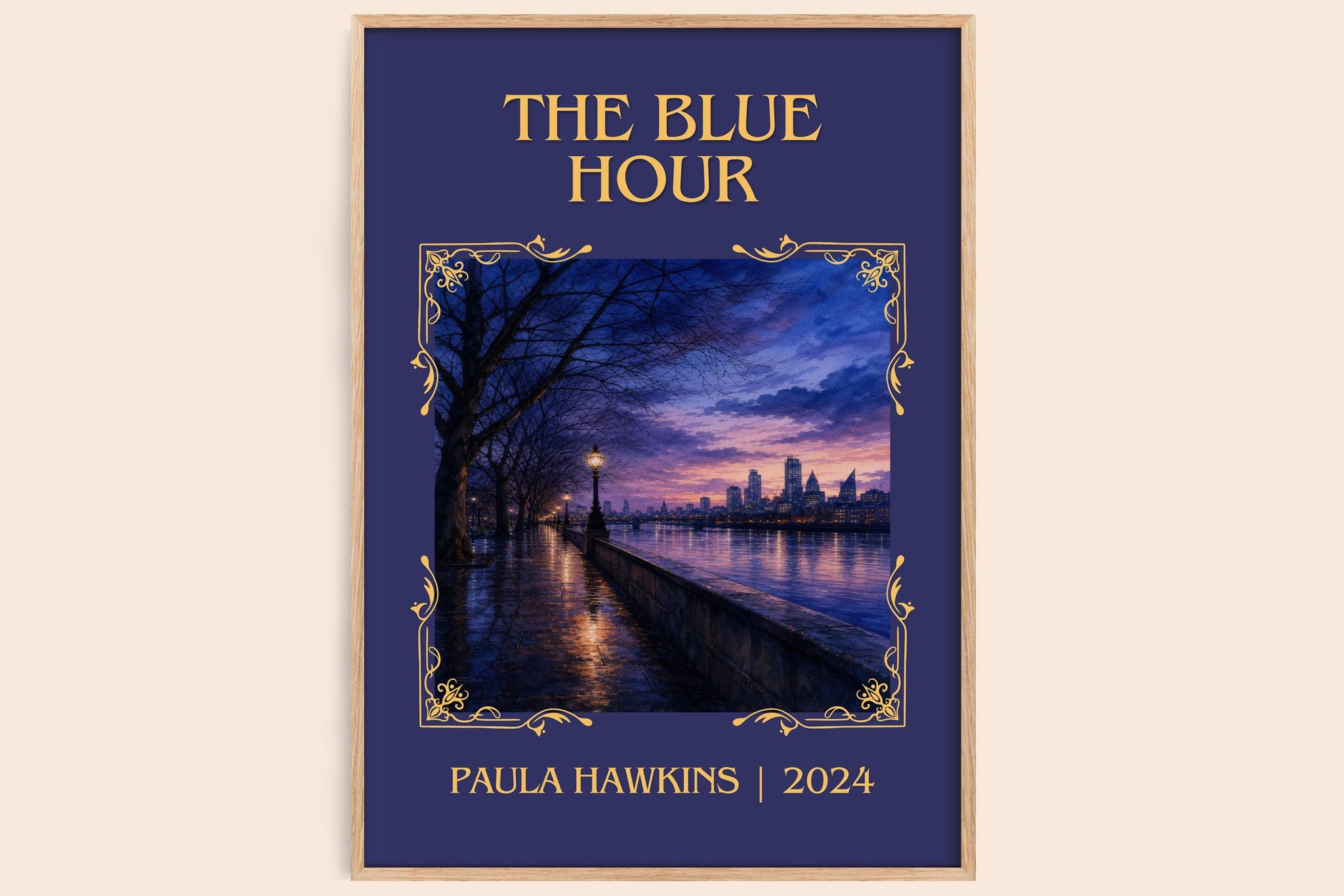 The Blue Hour Classic Book Art Print by Paula Hawkins