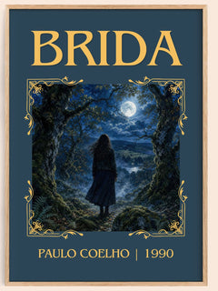 Brida Classic Book Art Print by Paulo Coelho – book poster