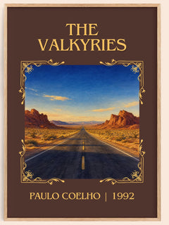 The Valkyries Classic Book Art Print by Paulo Coelho – book poster