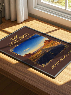 The Valkyries Classic Book Art Print by Paulo Coelho – print on a sunlit desk