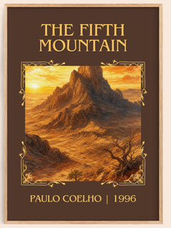 The Fifth Mountain Classic Book Art Print by Paulo Coelho – book poster