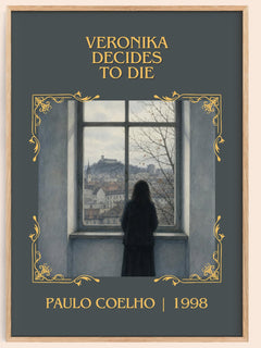 Veronika Decides To Die Classic Book Art Print by Paulo Coelho – book poster