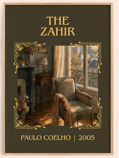 The Zahir Classic Book Art Print by Paulo Coelho – book poster