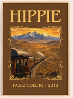Hippie Classic Book Art Print by Paulo Coelho – book poster