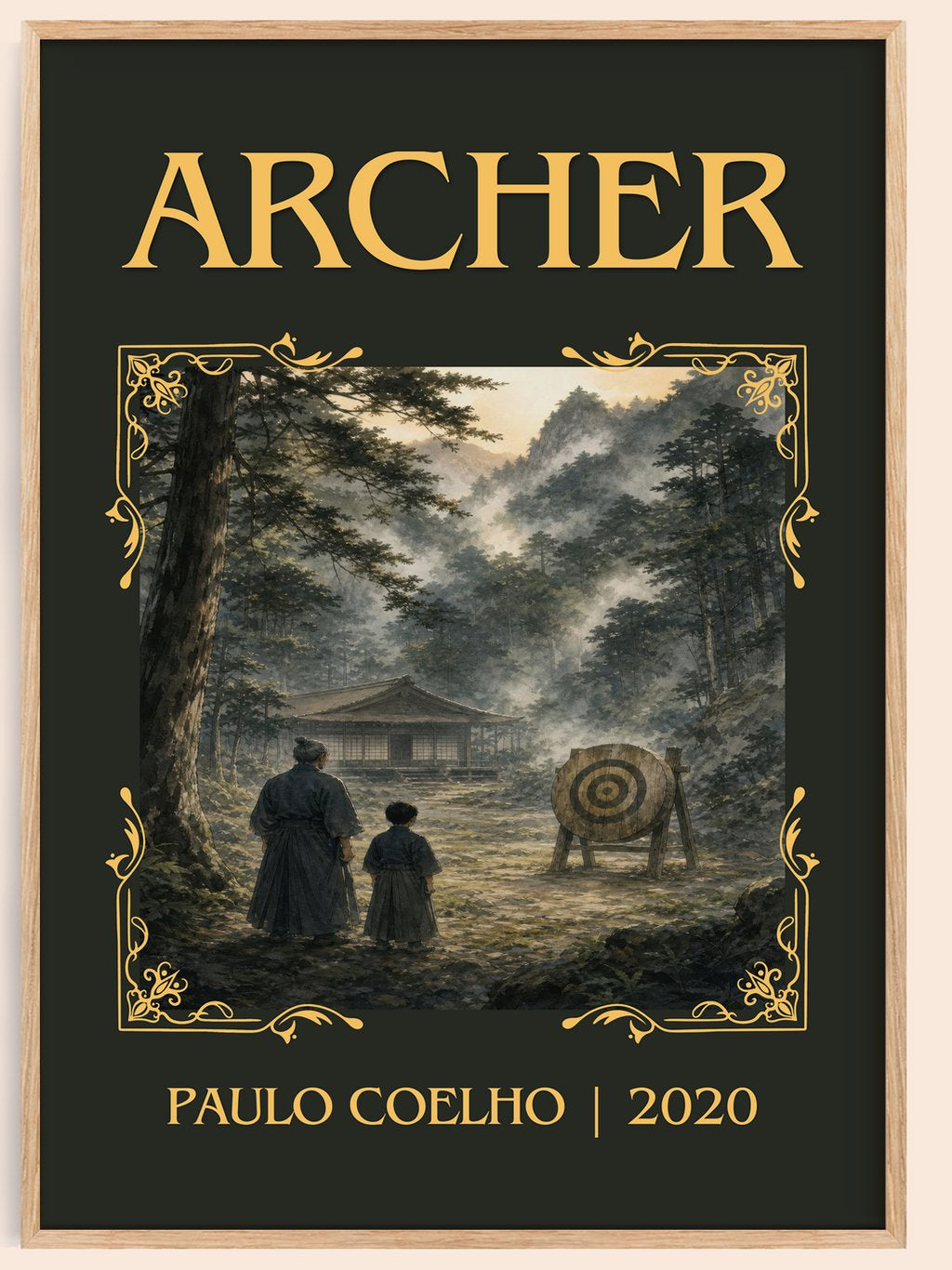 Archer Classic Book Art Print by Paulo Coelho – book poster