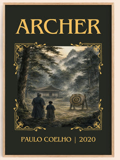 Archer Classic Book Art Print by Paulo Coelho – book poster