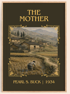 The Mother Classic Book Art Print by Pearl S. Buck – book poster