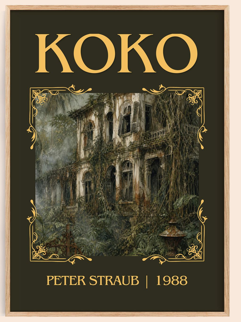 Koko Classic Book Art Print by Peter Straub – book poster