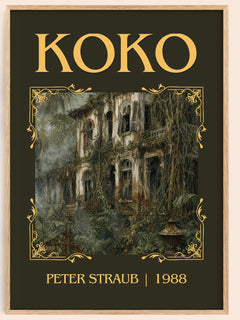 Koko Classic Book Art Print by Peter Straub – book poster