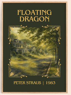Floating Dragon Classic Book Art Print by Peter Straub – book poster