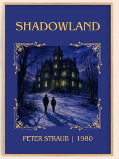 Shadowland Classic Book Art Print by Peter Straub – book poster