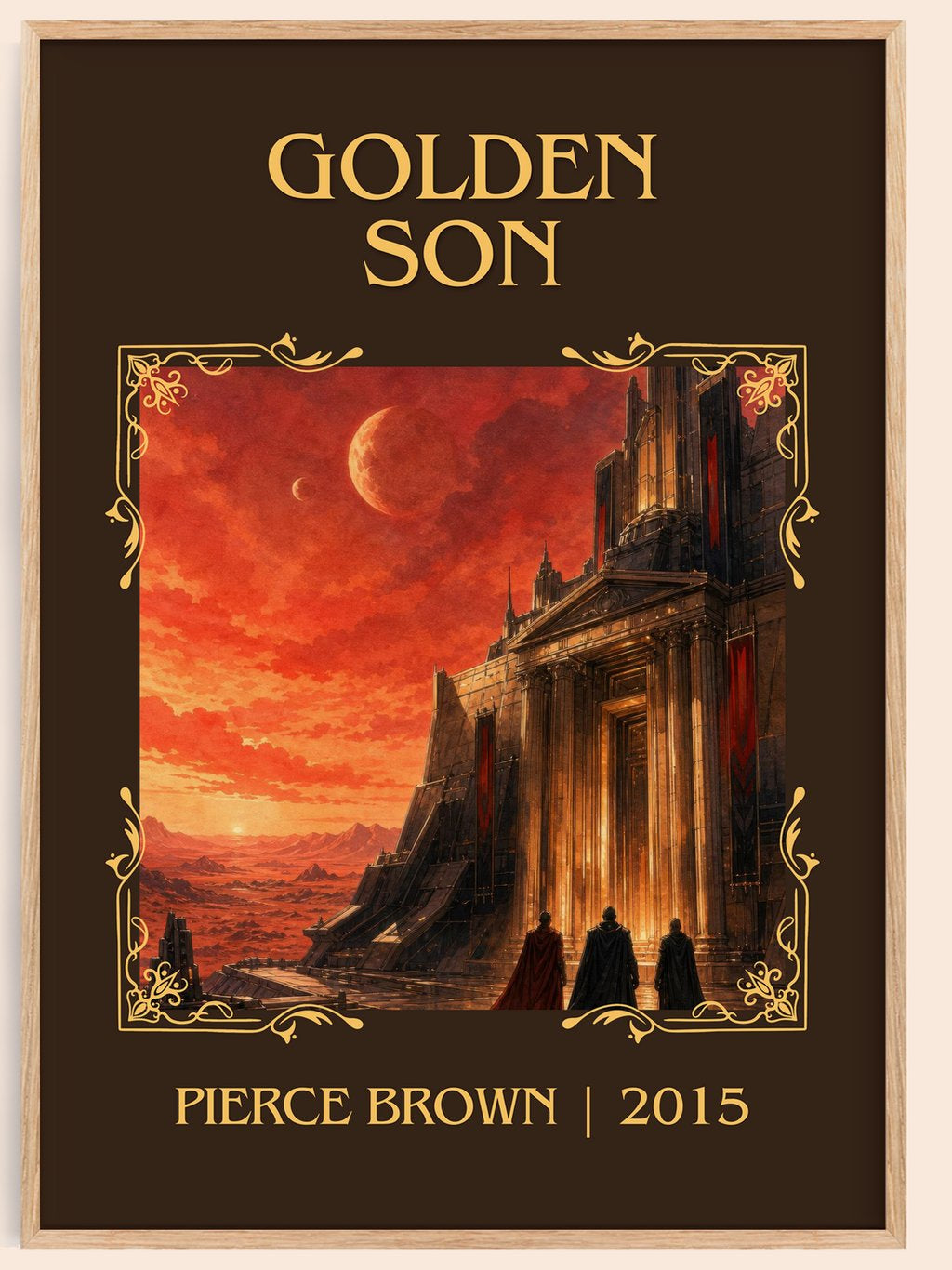 Golden Son Classic Book Art Print by Pierce Brown – book poster