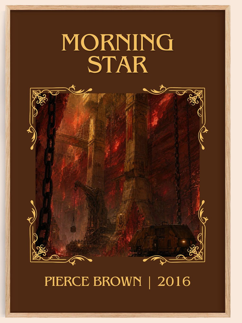 Morning Star Classic Book Art Print by Pierce Brown – book poster