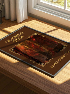 Morning Star Classic Book Art Print by Pierce Brown – print on a sunlit desk