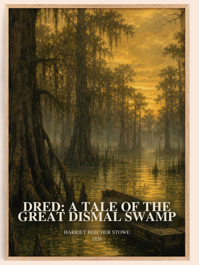 Dred: A Tale Of The Great Dismal Swamp Book Watercolour Illustration