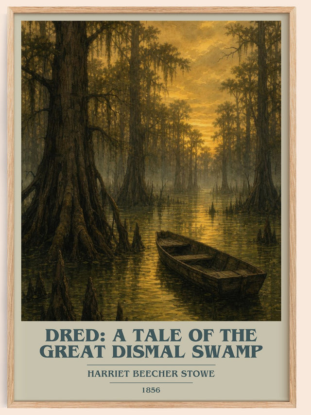 Dred: A Tale Of The Great Dismal Swamp Book Cover Poster by H. Stowe