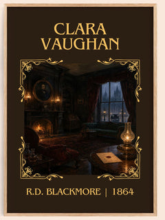 Clara Vaughan Classic Book Art Print by R.D. Blackmore – book poster