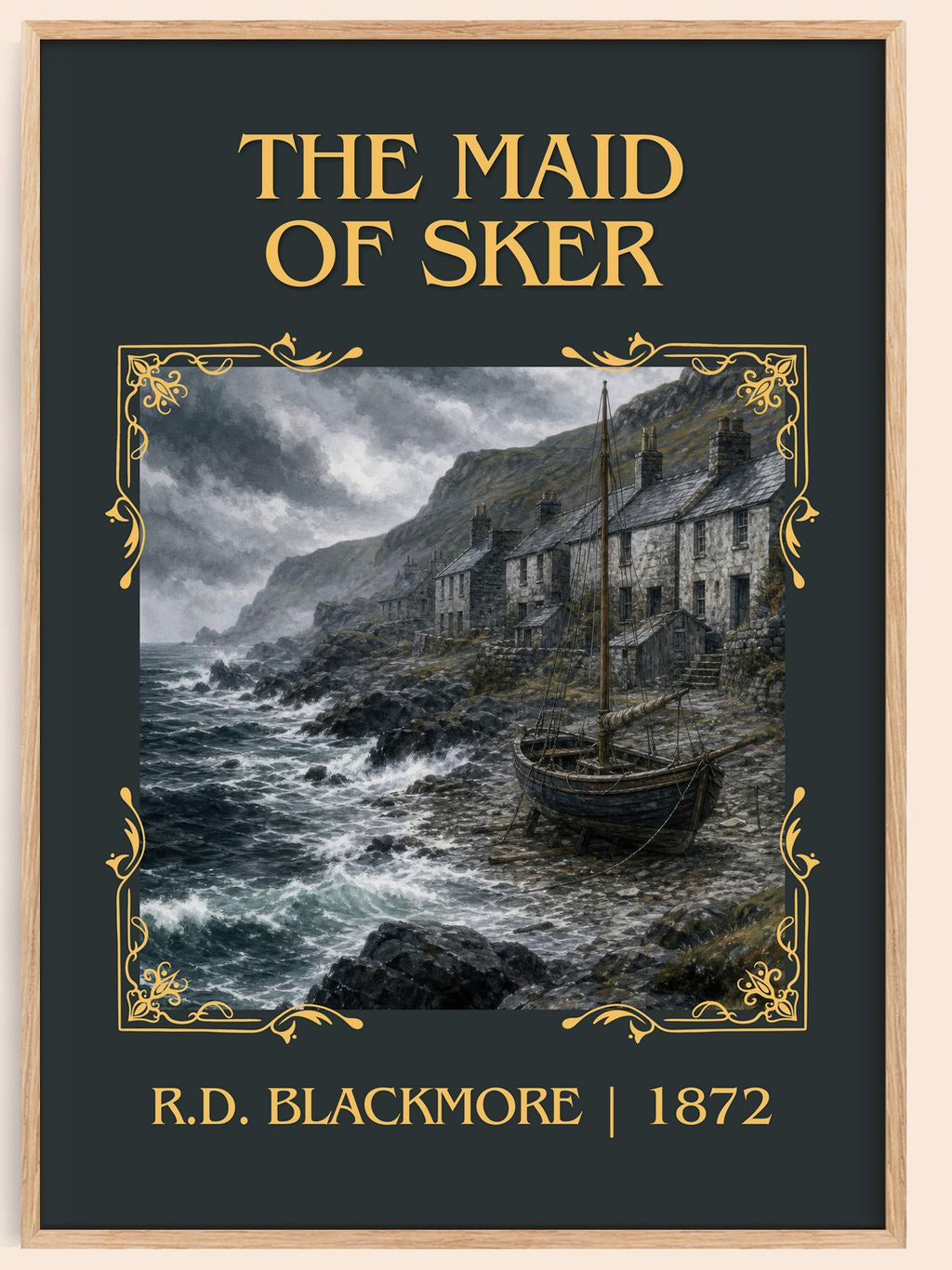 The Maid Of Sker Classic Book Art Print by R.D. Blackmore – book poster
